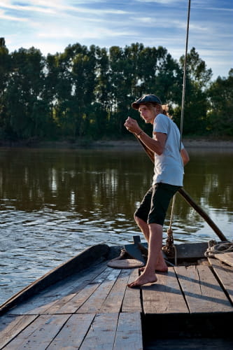Balade en bateau sur la Loire avec Millière Raboton ©Laurent Alvarez
