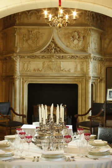 Château de Chaumont-sur-Loire salle à manger