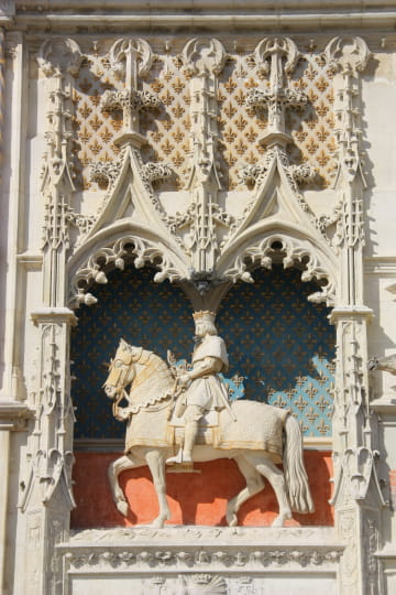 Château royal de Blois - Louis XII à cheval ©Daniel Lepissier
