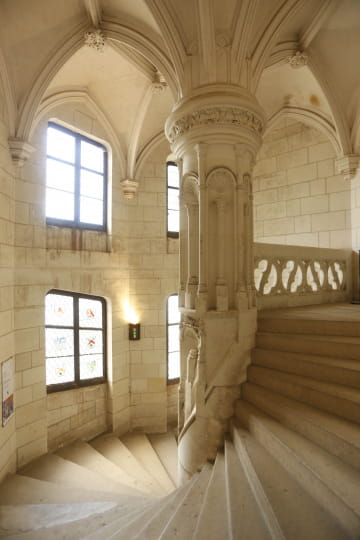 Escalier intérieur Chaumont-sur-Loire