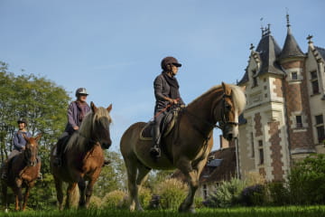 Balade à cheval au Château de Troussay