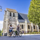 Cyclotouristes à Saint-Dyé-sur-Loire ©David Darrault