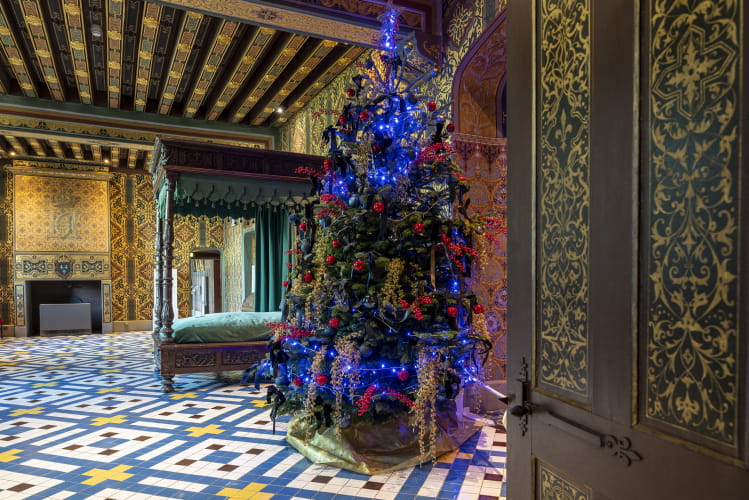Noël au château royal de Blois - Chambre de la Reine ©Nicolas Wietrich